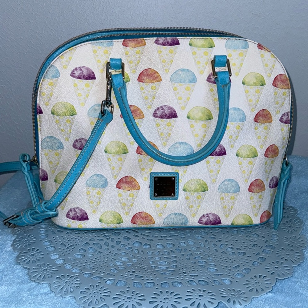 Snow cone satchel style purse